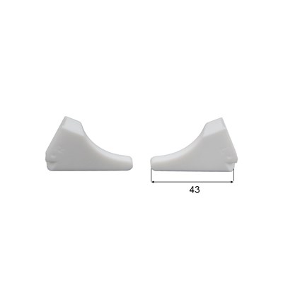 Lateral seals in teflon for Kompac III (2 pcs.)