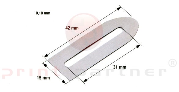 Sheet separator 0,10 mm (25 pieces)