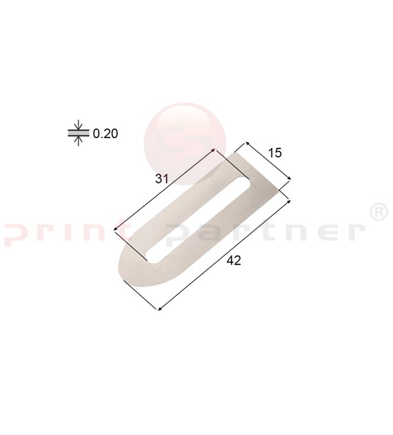 Separator arkuszy 0,20 mm (25 sztuk)