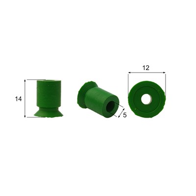 Förmigen Gummisauger RS/00038 - 12 Stück