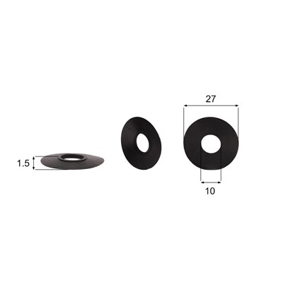 Förmigen Gummisauger RS/00087 - 12 Stück