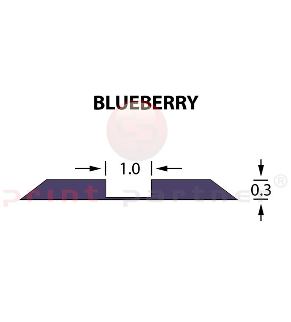 Ultracrease Linear Crease Matrix 1,0x0,30mm BLUEBERRY -25m