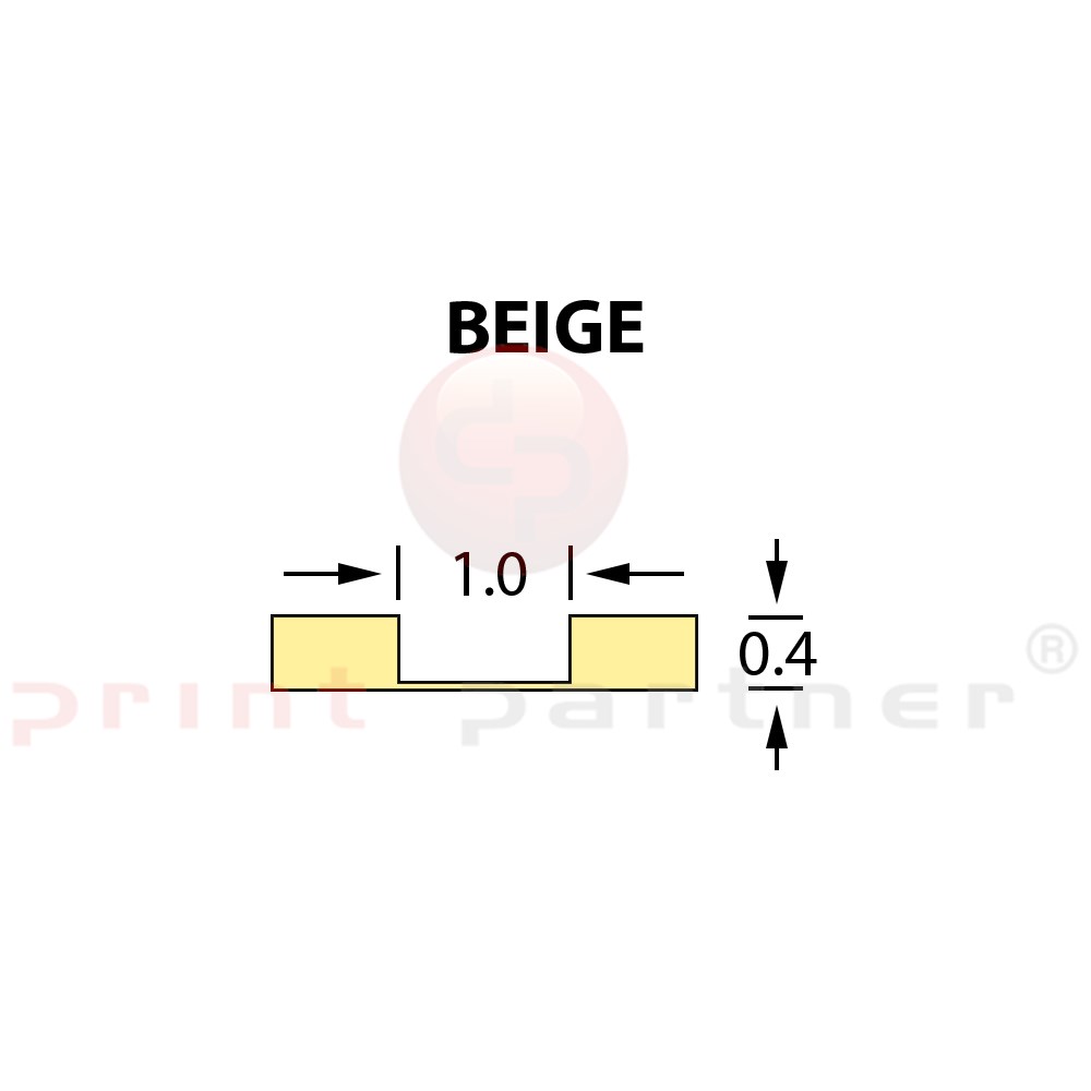 Micro Crease Matrix 1,0x0,40mm BEIGE -25m