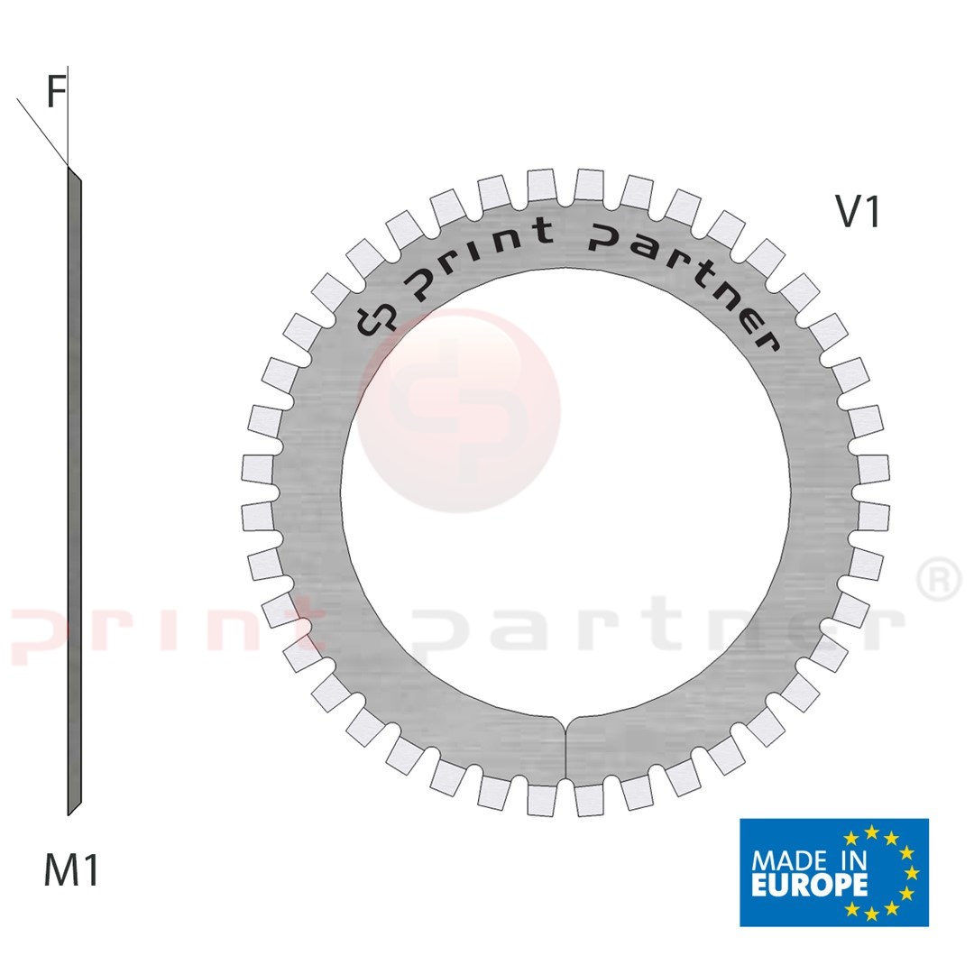 Perforating blade 26x37,5x0,5mm - Z40