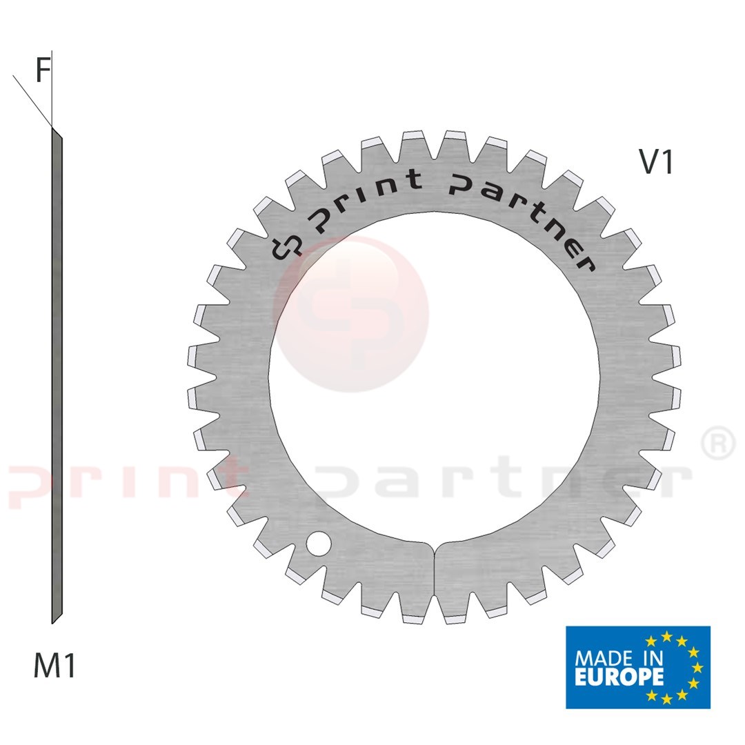 Perforating blade 40x59,7x0,5mm - Z36