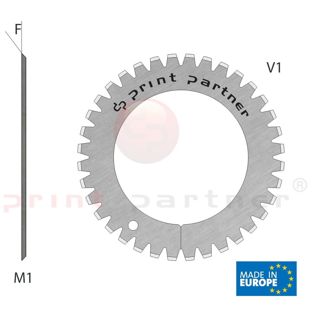 Perforating blade 40x61,5x0,5mm - Z36