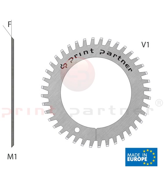 Perforiermesser 40x62x0,5mm - Z40