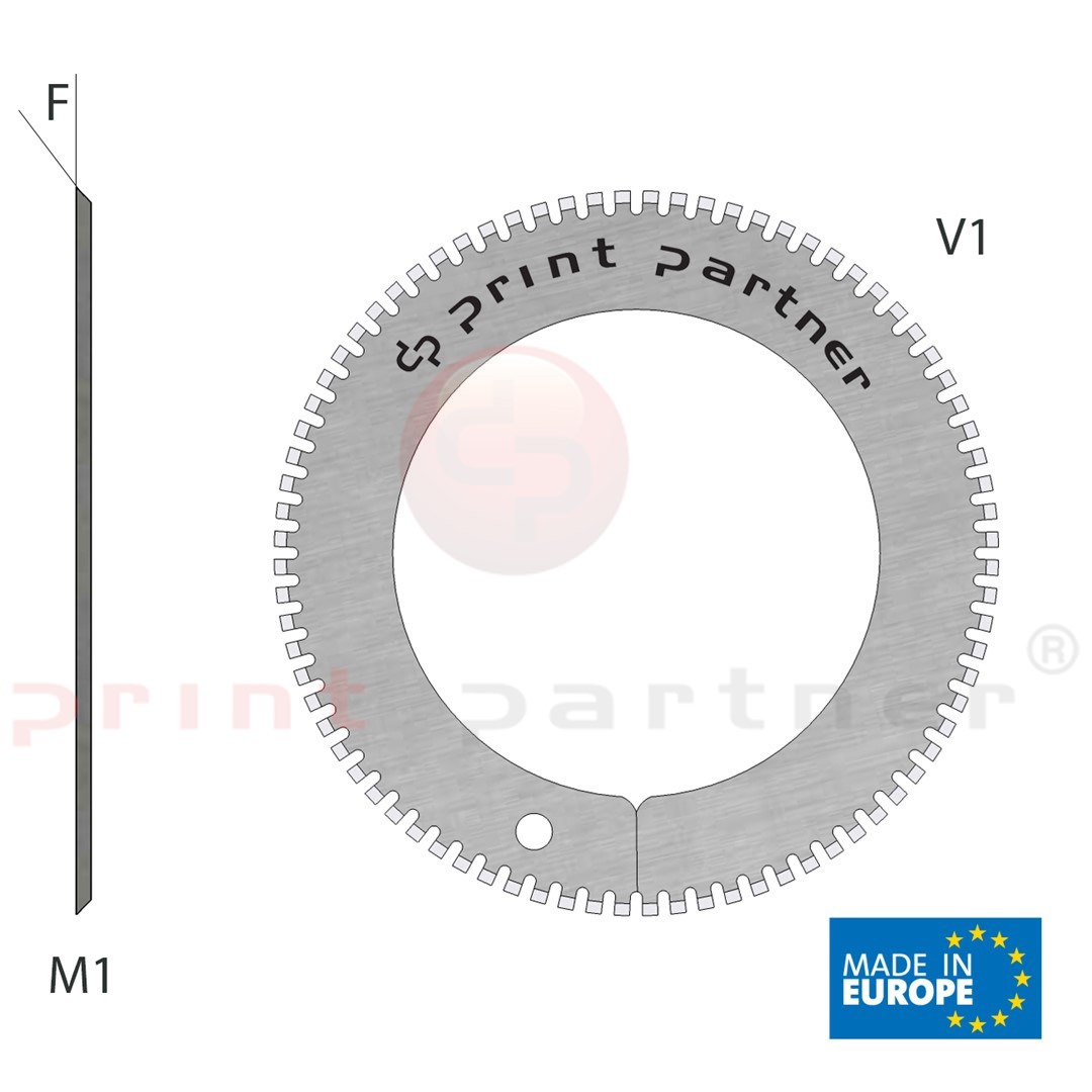 Perforating blade 40x59,5x0,5mm - Z80