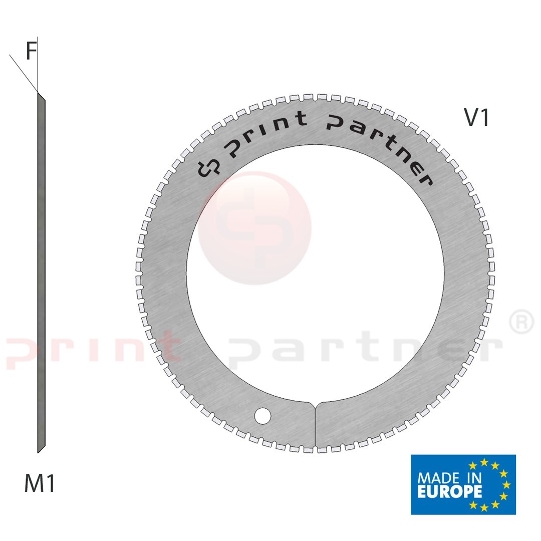 Perforating blade 55x76,5x0,5mm - Z80