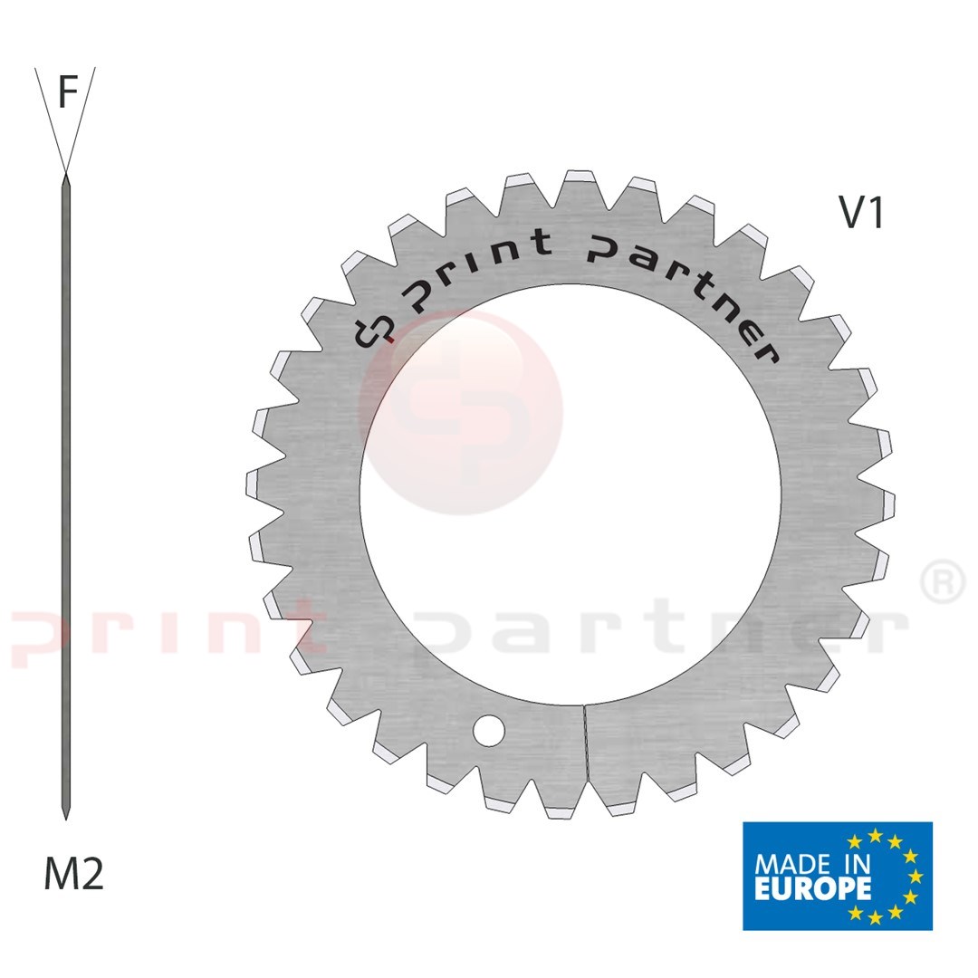 Perforating blade 40x61,5x1,5mm - Z32