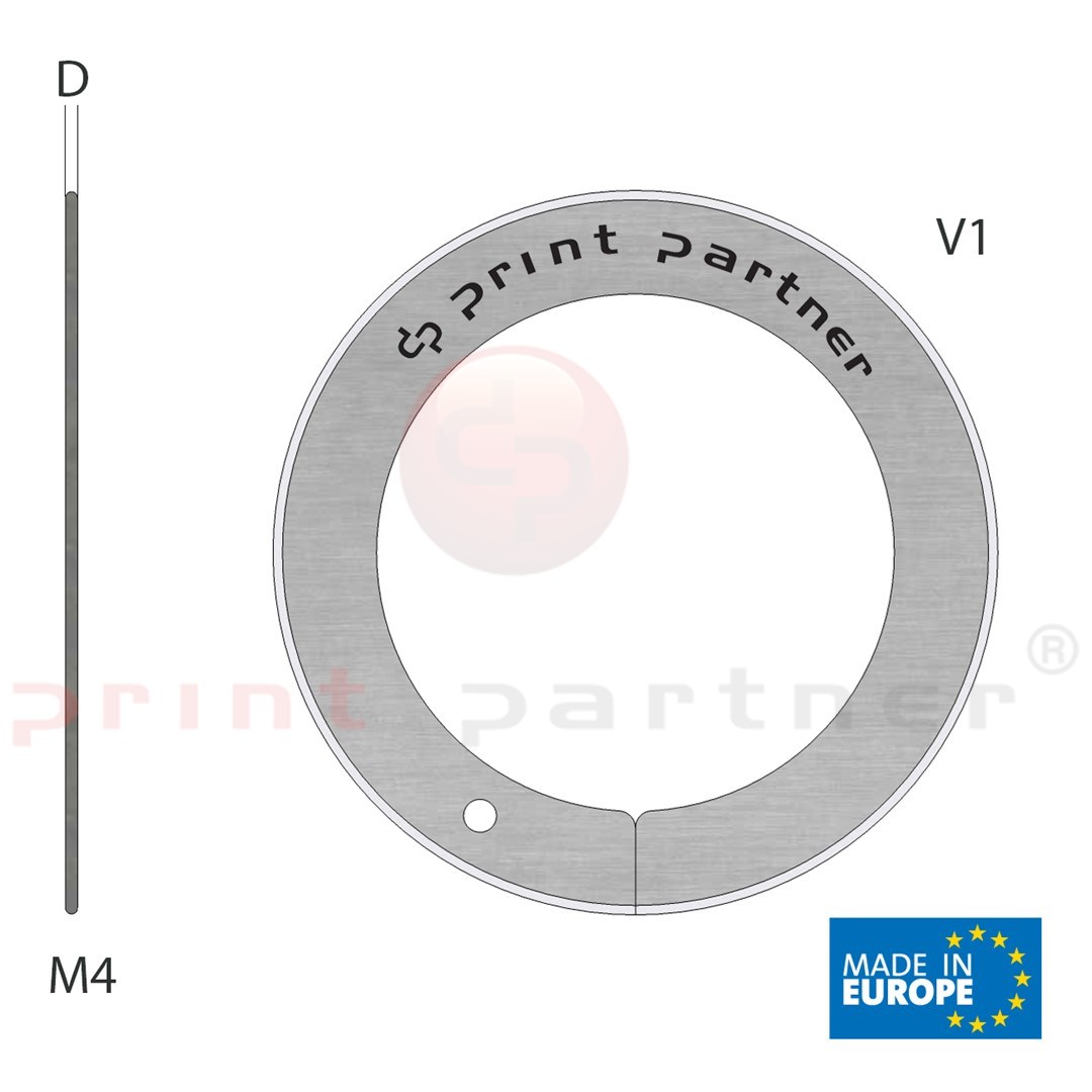 Scoring blade 77x55x0.8mm