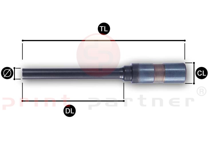 Wiertło teflonowe 2,0mm CL11 DL22 TL58