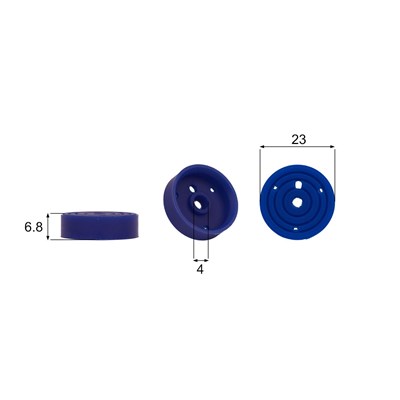 Förmigen Gummisauger RS/00076 - 16 Stück