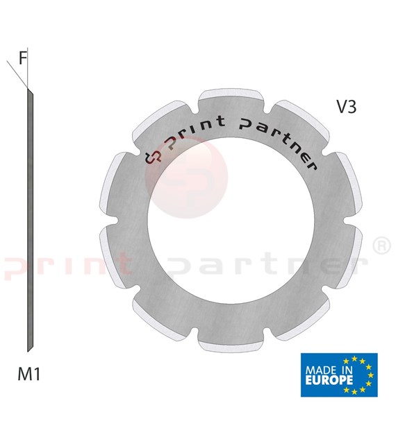 Perforating blade 30x47,5x1,0mm - Z10