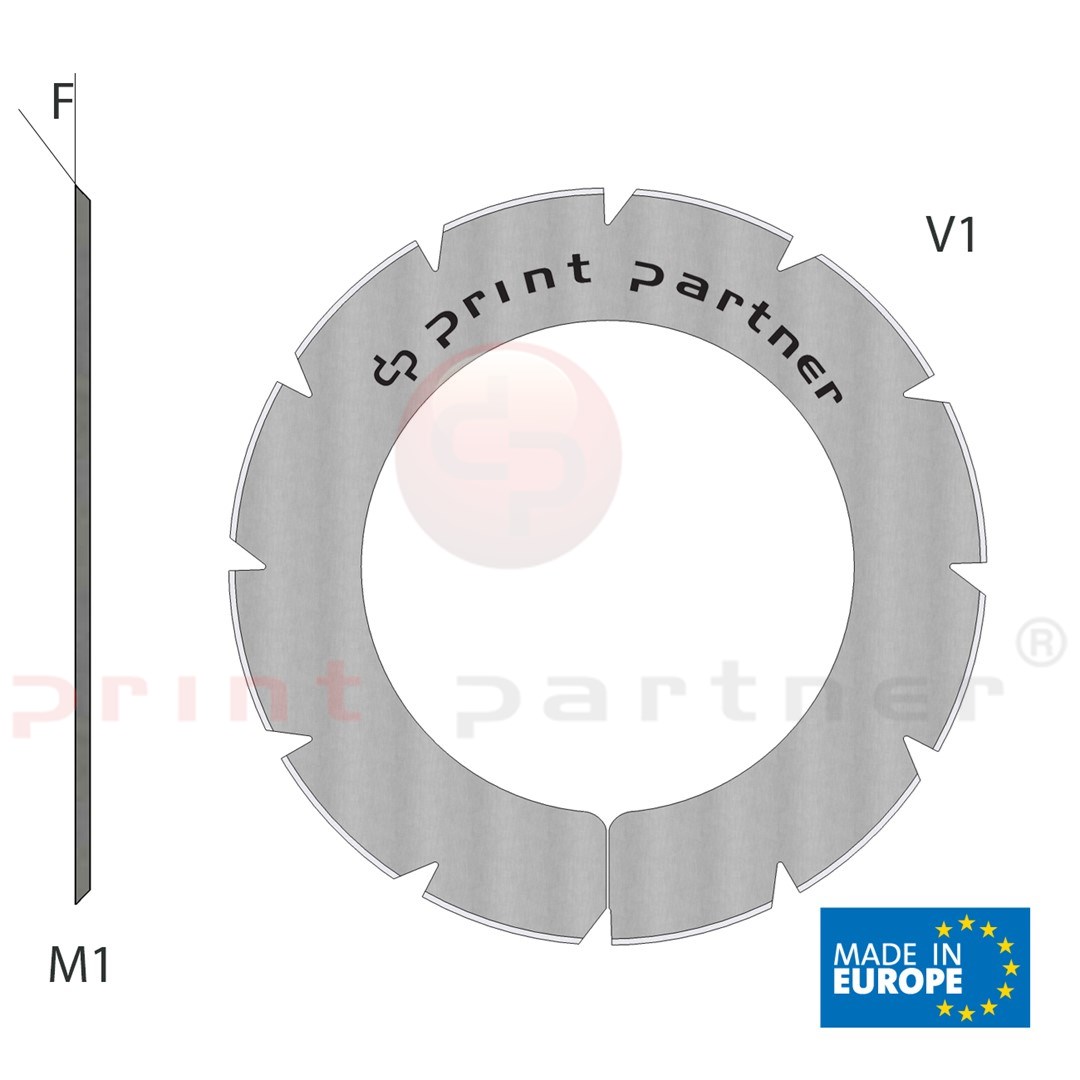 Perforiermesser 40x61,5x0,5mm - Z12