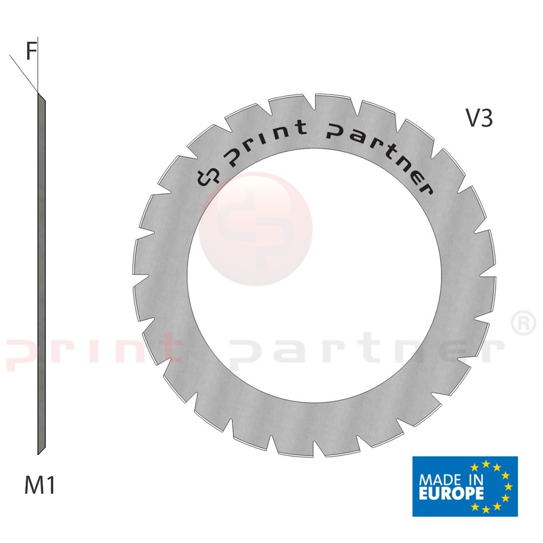 Perforating blade 70x100,0x0,5mm - T24