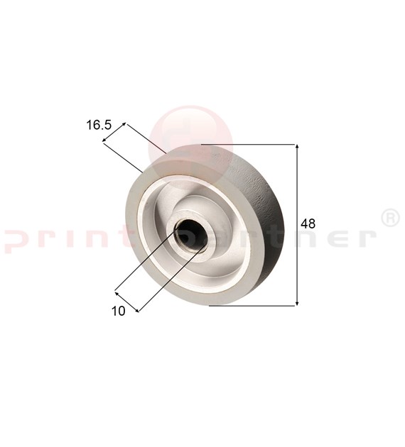 Feeder wheel for KBA / Miller (rubber)