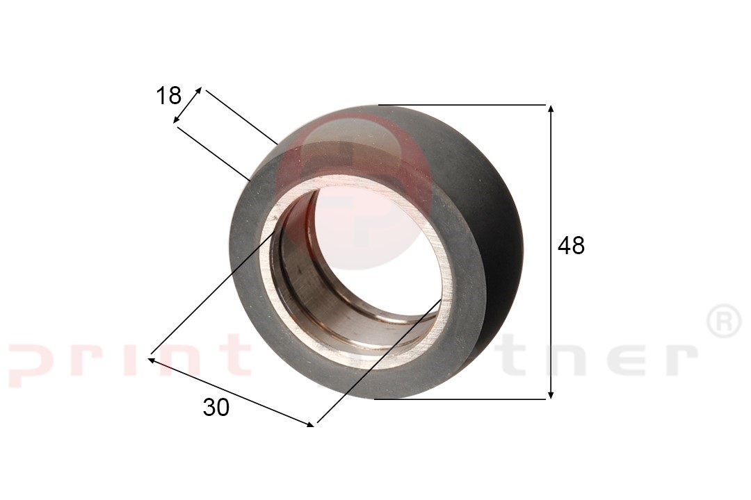 Take roller wheel for KBA (without bearing)