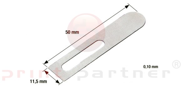 Sheet separator 0,10 mm (100 pieces)