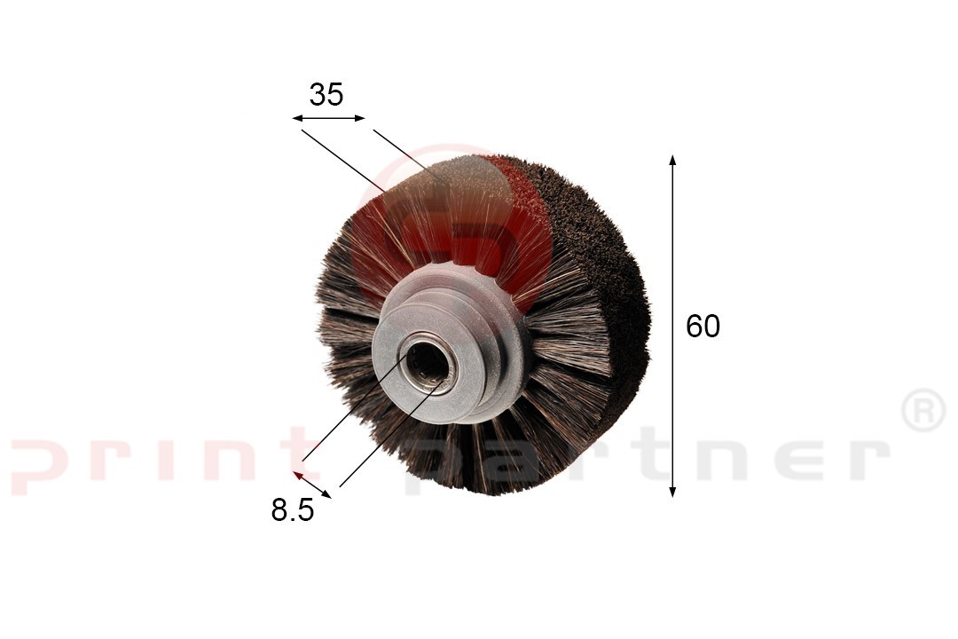 Brush wheel for KBA (with bearing)