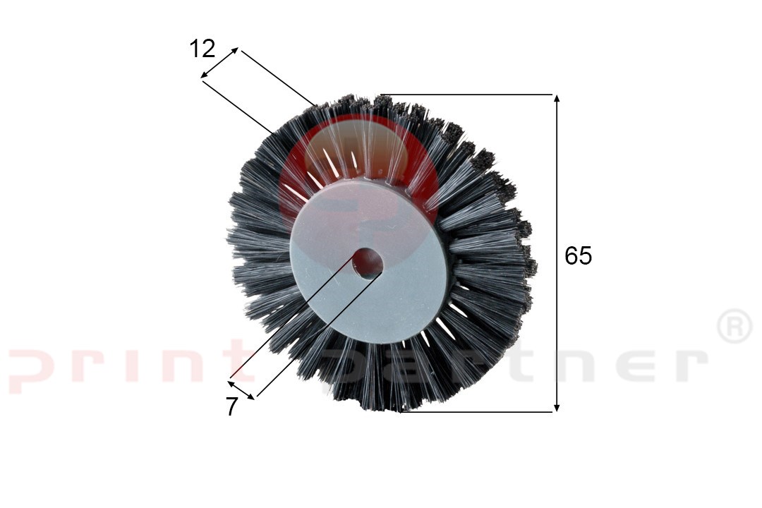 Brush wheel for Mitsubishi